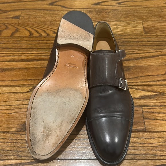 Magnanni monk stap leather shoes - Picture 4 of 4